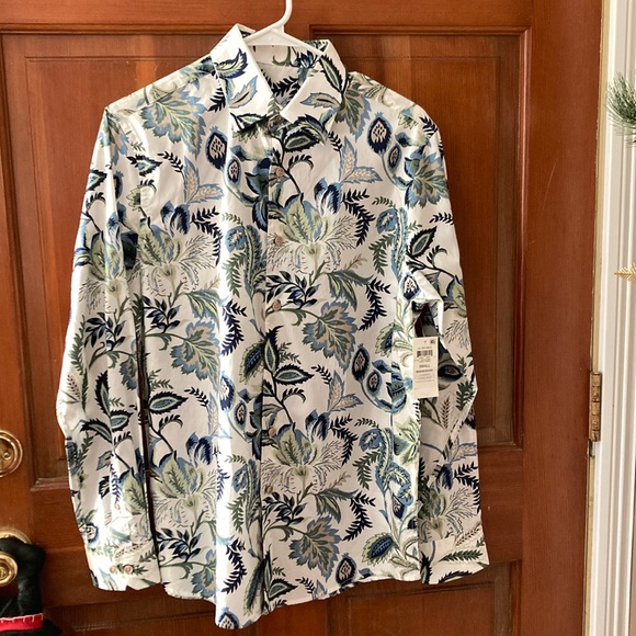 Mens New With Tags Tasso Elba Dress Shirt Size Small - Picture 1 of 6